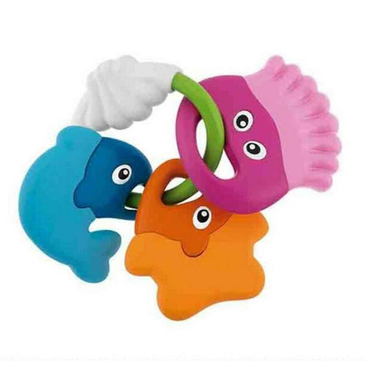 Baby-Beißring Rattle Chicco PVC 11,5 x 11 x 2,5 cm (11,5 x 11 x 2,5 cm) - Meloni2