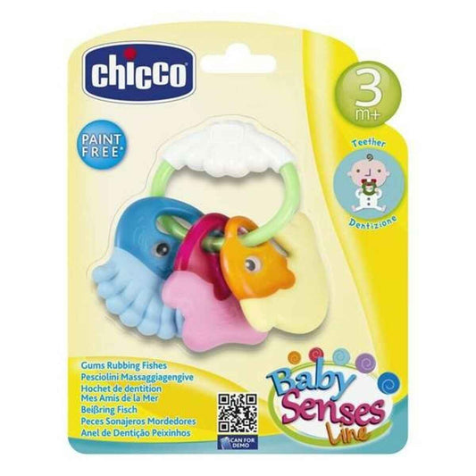 Baby-Beißring Rattle Chicco PVC 11,5 x 11 x 2,5 cm (11,5 x 11 x 2,5 cm) - Meloni2