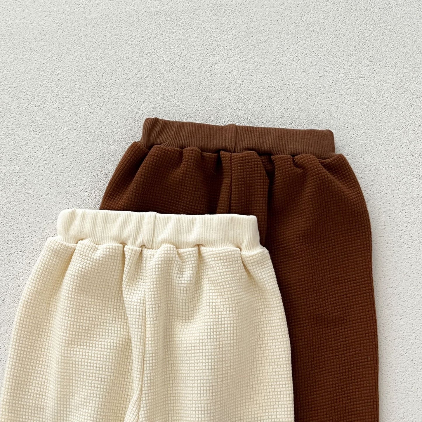 Casual and Versatile Two-Piece Set: Teddy Top Pullover and Pants for - Meloni2