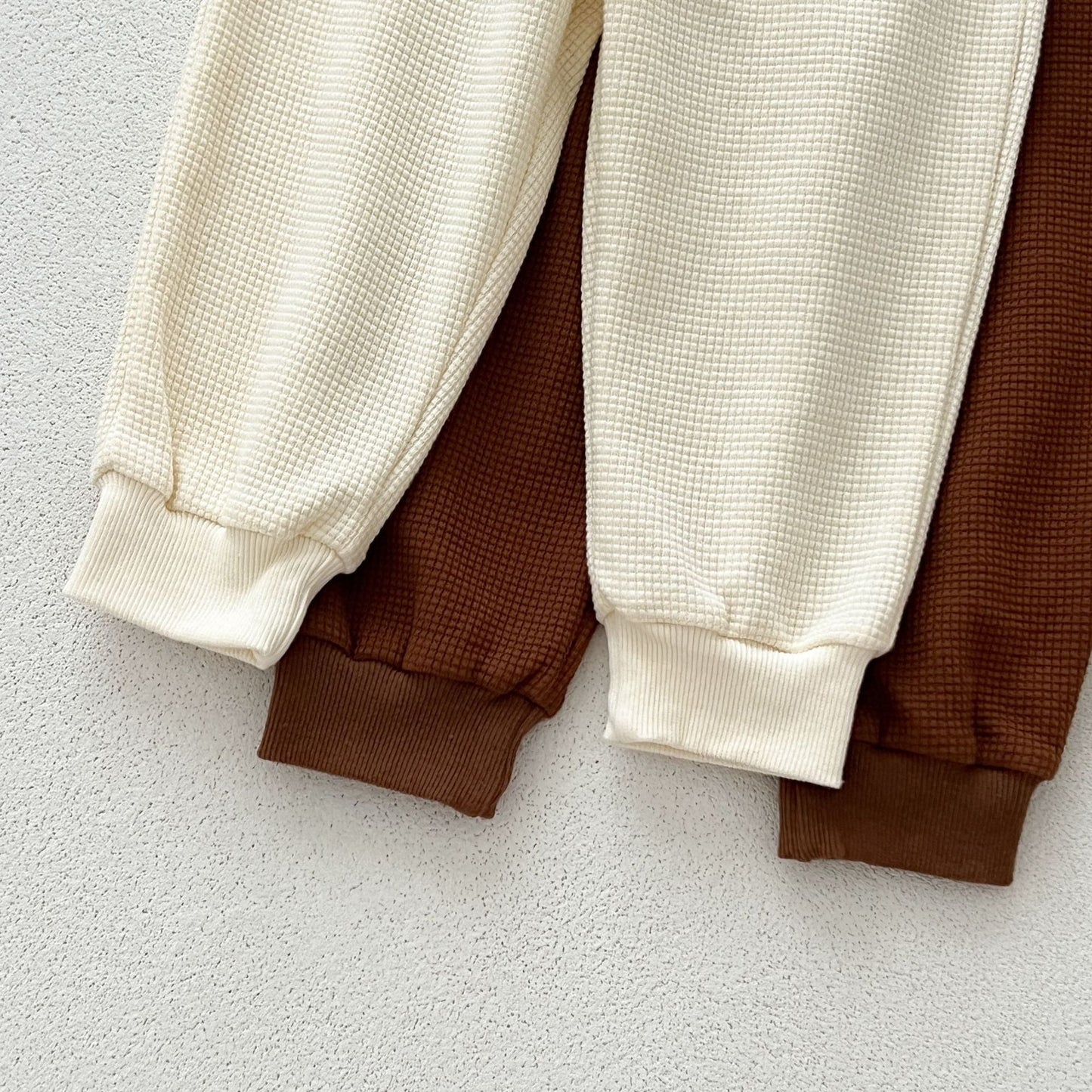 Casual and Versatile Two-Piece Set: Teddy Top Pullover and Pants for - Meloni2