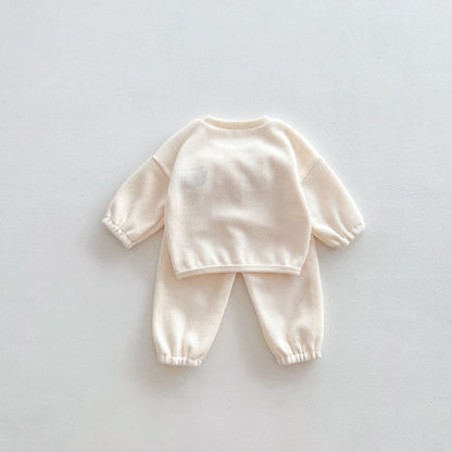 Infant Baby Bear Head Long-sleeved Combo Pants In Sets - Meloni2
