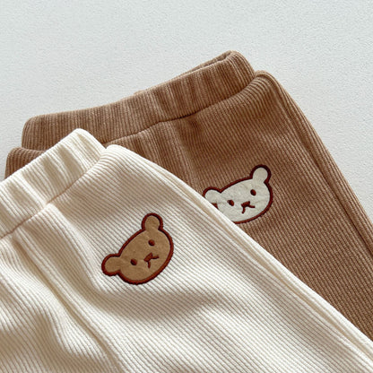 Infant Baby Bear Head Long-sleeved Combo Pants In Sets - Meloni2
