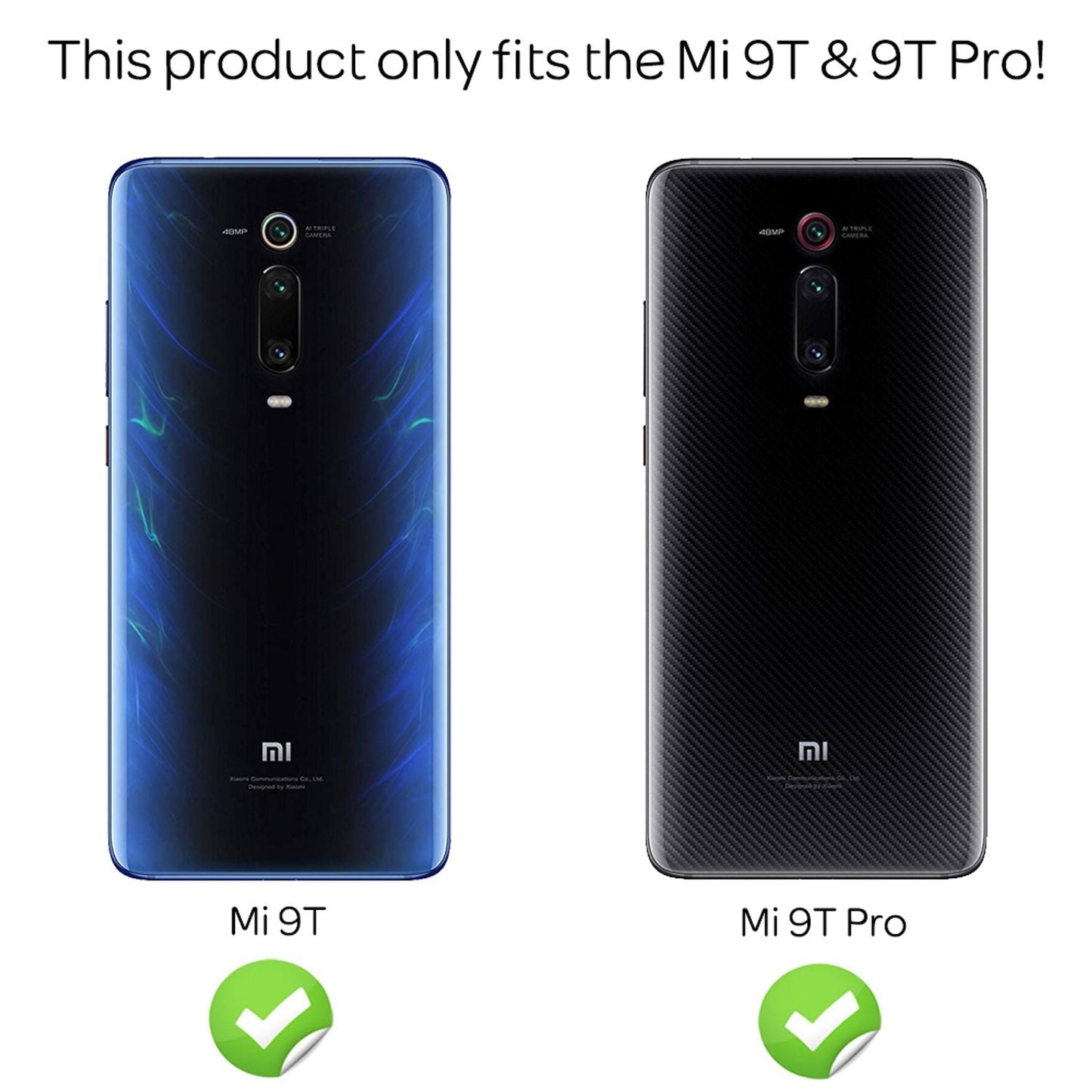NALIA (2-Pack) Schutzglas kompatibel mit Xiaomi Mi 9T Pro Glas, 9H Full-Cover Screen Display Schutz, Handy Schutzfolie Bildschirm-Abdeckung Film Protector Tempered Glass Klar - Transparent Schwarz