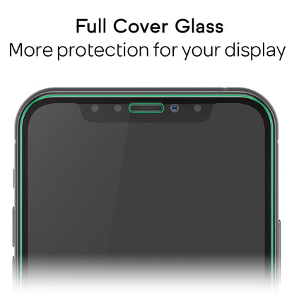 NALIA (2x) Schutzglas & Applikator kompatibel mit iPhone 11 Pro/ X/ Xs, 9H Full-Screen Glasfolie mit Schablone für einfache Installation, Handy Displayschutz Tempered Glass - Transparent (schwarz)