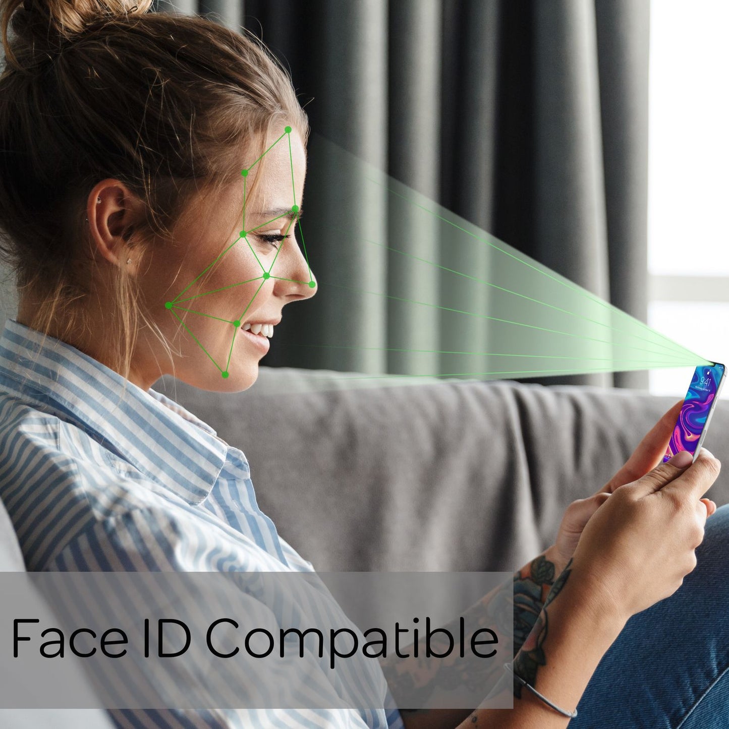 NALIA 4x Schutzglas & 1x Schablone - Set kompatibel mit iPhone 12 Pro Max Glas, 9H Full-Screen Glasfolie [Case-Friendly] mit Applikator, einfache Installation, hoher Handy Displayschutz - Transparent
