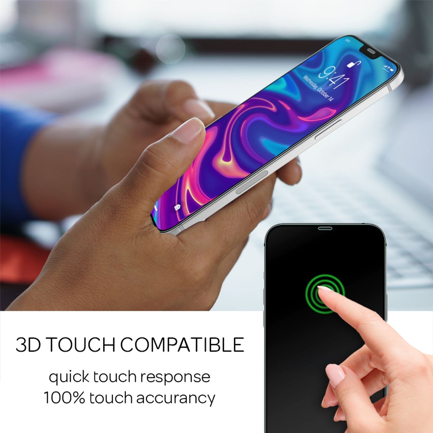 NALIA 4x Schutzglas & 1x Schablone - Set kompatibel mit iPhone 12 Pro Max Glas, 9H Full-Screen Glasfolie [Case-Friendly] mit Applikator, einfache Installation, hoher Handy Displayschutz - Transparent