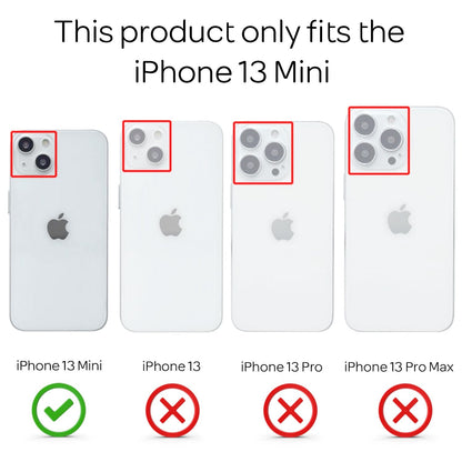NALIA 4x Schutzglas & 1x Schablone - Set kompatibel mit iPhone 13 Mini Glas, 9H Full-Screen Glasfolie [Case-Friendly] mit Applikator, einfache Installation, hoher Handy Displayschutz - Transparent