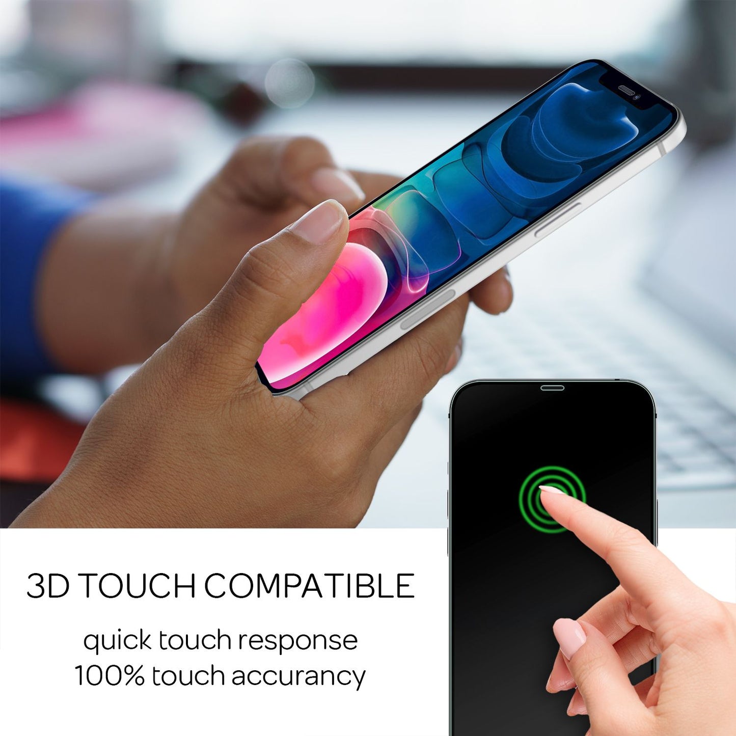 NALIA 4x Schutzglas & 1x Schablone - Set kompatibel mit iPhone 13 Mini Glas, 9H Full-Screen Glasfolie [Case-Friendly] mit Applikator, einfache Installation, hoher Handy Displayschutz - Transparent