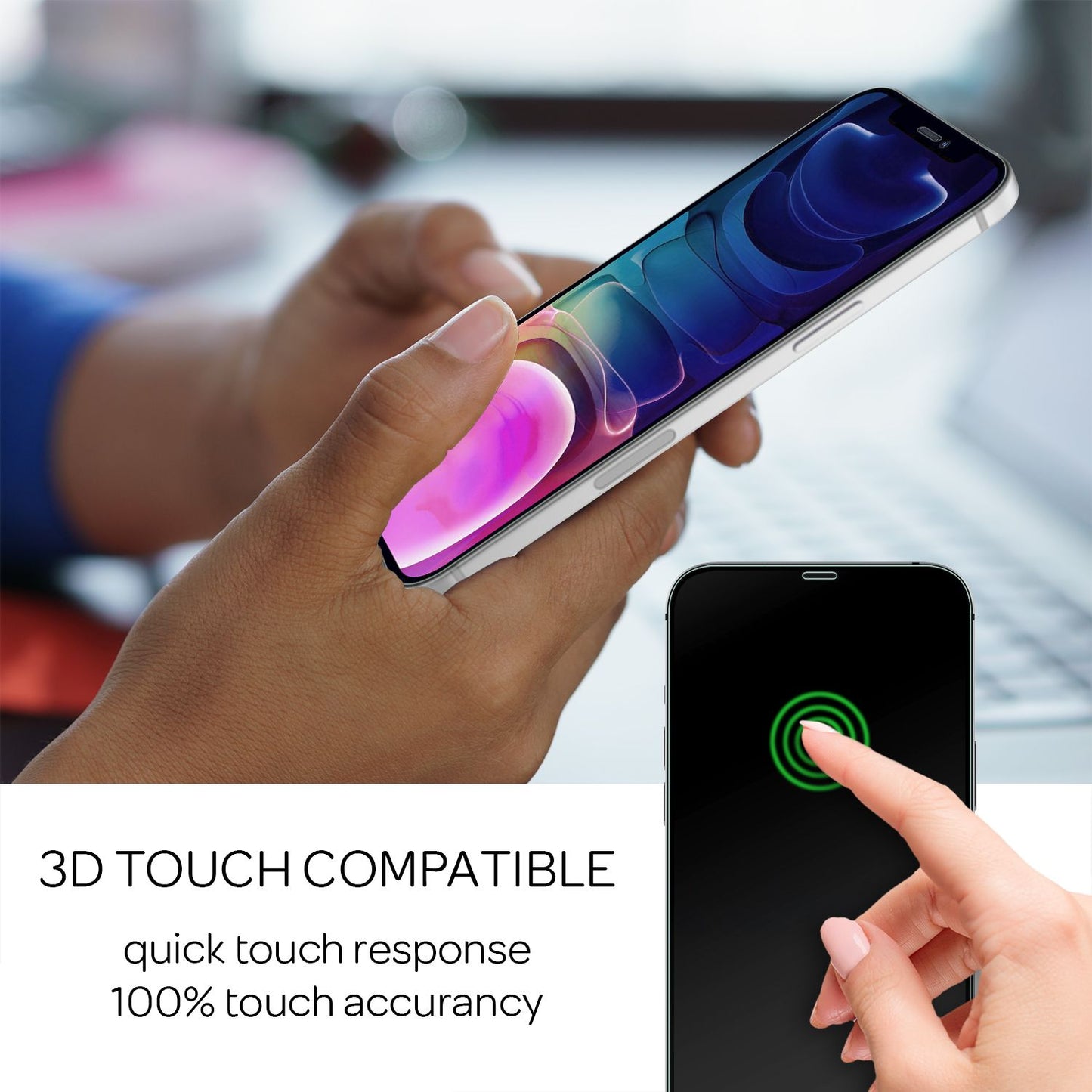 NALIA 4x Schutzglas & 1x Schablone - Set kompatibel mit iPhone 13 Pro Max Glas, 9H Full-Screen Glasfolie [Case-Friendly] mit Applikator, einfache Installation, hoher Handy Displayschutz - Transparent