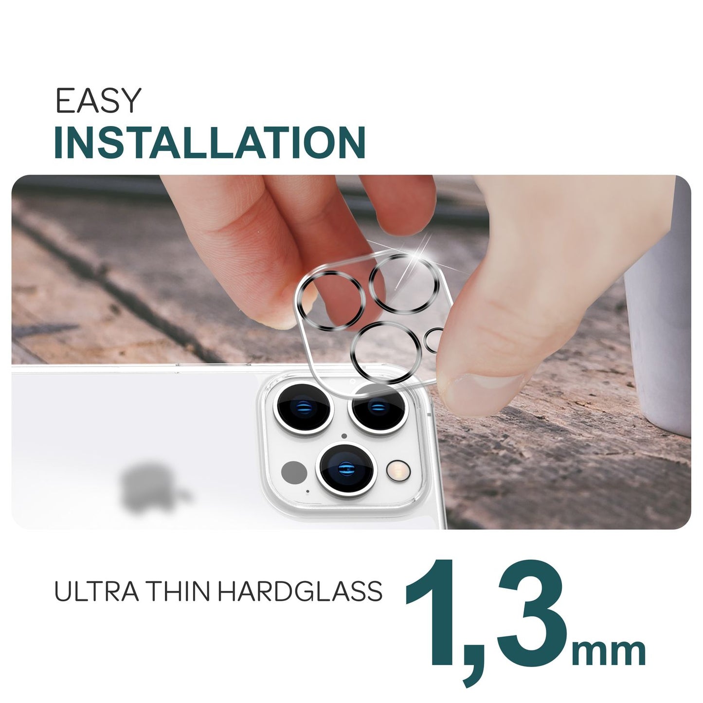 NALIA 2x Kamera-Schutzglas kompatibel mit iPhone 16 Pro Glas, Klarer Linsen-Schutz für Rückkamera, Kameraglas 9H Tempered Glass Protector Glasfolie Zwischenraum-Abdeckung, Kameraschutz Transparent
