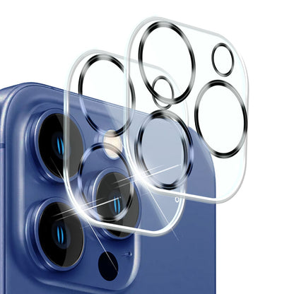 NALIA 2x Kamera-Schutzglas kompatibel mit iPhone 16 Pro Max Glas, Klarer Linsen-Schutz für Rückkamera, Kameraglas 9H Tempered Glass Protector Glasfolie Zwischen-Abdeckung, Kameraschutz Transparent