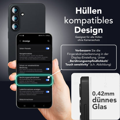 NALIA Privacy Blickschutzglas für Samsung Galaxy S25 – Inkl. Montagerahmen & 9H Härte – ANTISPYX PRO (Anti-Spy Displayschutz Full-Cover) – Marke aus Berlin