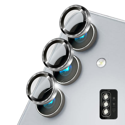 NALIA Glas Kameraschutzringe für Samsung Galaxy S25 – Linsenschutz & Case Friendly – FOCUS.PRO CLX (9H Härtegrad & Montagerahmen) – Marke aus Berlin