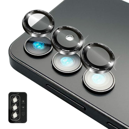 NALIA Glas Kameraschutzringe für Samsung Galaxy S25 Plus – Linsenschutz & Case Friendly – FOCUS.PRO CLX (9H Härtegrad & Montagerahmen) – Marke aus Berlin