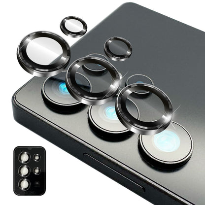 NALIA Glas Kameraschutzringe für Samsung Galaxy S25 Ultra – Linsenschutz & Case Friendly – FOCUS.PRO CLX (9H Härtegrad & Montagerahmen) – Marke aus Berlin