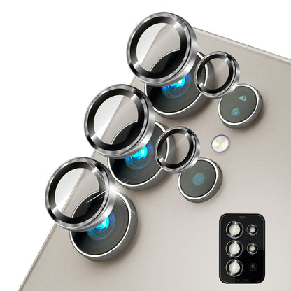NALIA Glas Kameraschutzringe für Samsung Galaxy S25 Ultra – Linsenschutz & Case Friendly – FOCUS.PRO CLX (9H Härtegrad & Montagerahmen) – Marke aus Berlin