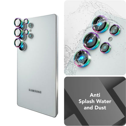 NALIA Glas Kameraschutzringe für Samsung Galaxy S25 Ultra – Linsenschutz & Case Friendly – FOCUS.PRO CLX (9H Härtegrad & Montagerahmen) – Marke aus Berlin
