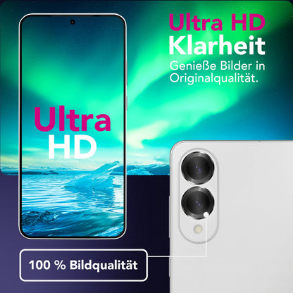 NALIA Glas Kameraschutzringe für Samsung Galaxy S25 Edge – Linsenschutz & Case Friendly – FOCUS.PRO CLX (9H Härtegrad & Montagerahmen) – Marke aus Berlin