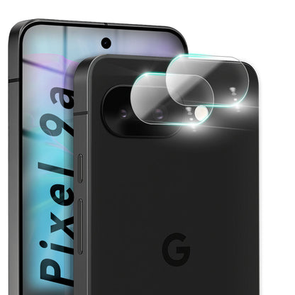 NALIA 2x Kameraschutzglas für Google Pixel 9a – Linsenschutz 9H & Case-Friendly – FOCUS.X2 MAX (HD-Echtglas Transparent) – Marke aus Berlin