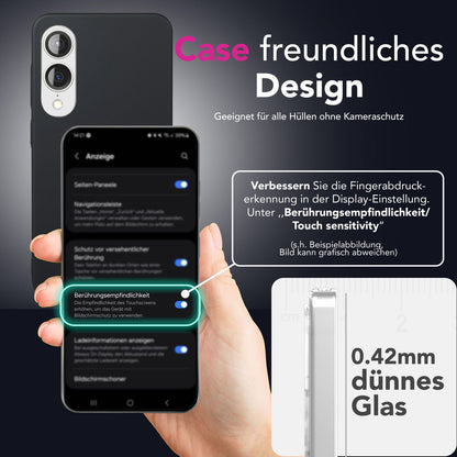 NALIA Blickschutzglas für Samsung Galaxy S25 Edge – Härte 9H & Robust – ANTISPYX (Privacy Full-Cover) – Marke aus Berlin