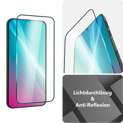 NALIA 2x Schutzglas für Google Pixel 9 Pro XL – Full-Screen Schutz 9H & Hüllenfreundlich – ARMORGLASSX (Display Glasfolie Transparent & 9H Härte) – Marke aus Berlin