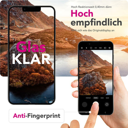 NALIA Schutzglas für Apple iPhone 16e / 17e – 9H Full-Screen Schutz & Hüllenfreundlich – ARMORGLASSX (Display Glasfolie Transparent & 9H Härte) – Marke aus Berlin