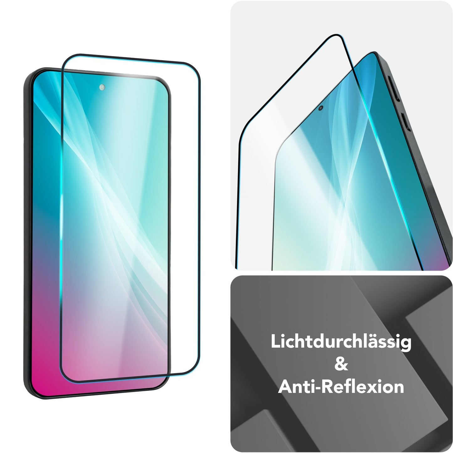 NALIA 2x Schutzglas für Xiaomi 15 – Full-Screen Schutz 9H & Hüllenfreundlich – ARMORGLASSX (Display Glasfolie Transparent & 9H Härte) – Marke aus Berlin