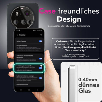 NALIA 2x Schutzglas für Xiaomi 15 Ultra – Full-Screen Schutz 9H & Hüllenfreundlich – ARMORGLASSX (Display Glasfolie Transparent & 9H Härte) – Marke aus Berlin