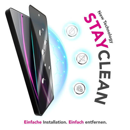 NALIA Blickschutzglas für Samsung Galaxy S25 FE – Härte 9H & Robust – ANTISPYX (Privacy Full-Cover) – Marke aus Berlin