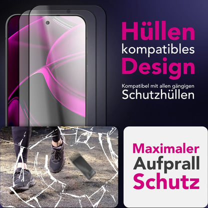 NALIA 2x Schutzglas für Google Pixel 10 / 10 Pro – Full-Screen Schutz 9H & Hüllenfreundlich – ARMORGLASSX (Display Glasfolie Transparent & 9H Härte) – Marke aus Berlin