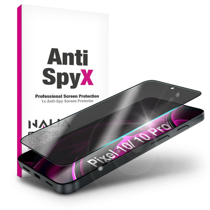 NALIA Blickschutzglas für Google Pixel 10 / 10 Pro – Härte 9H & Robust – ANTISPYX (Privacy Full-Cover) – Marke aus Berlin