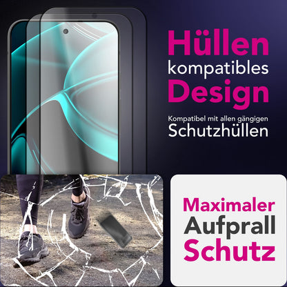 NALIA 2x Schutzglas für Google Pixel 10 Pro XL – Full-Screen Schutz 9H & Hüllenfreundlich – ARMORGLASSX (Display Glasfolie Transparent & 9H Härte) – Marke aus Berlin