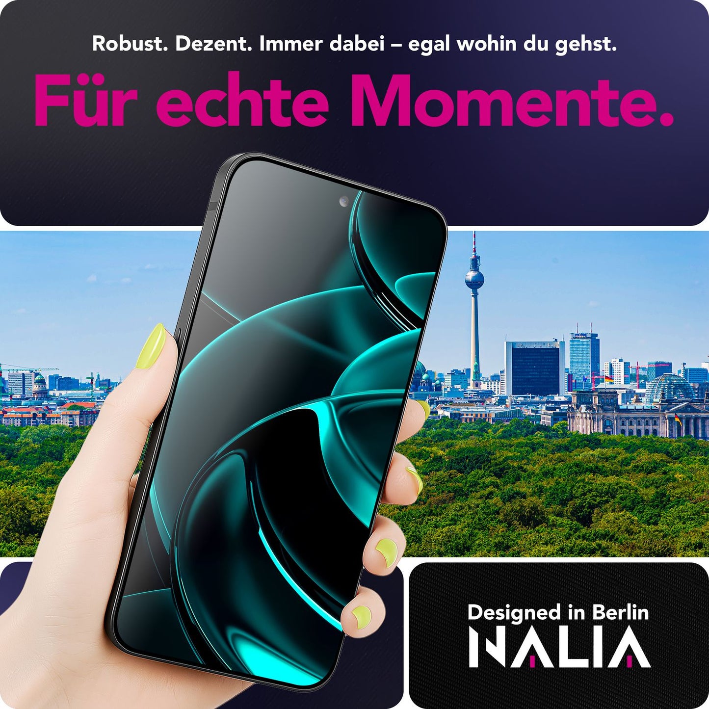 NALIA 2x Schutzglas für Google Pixel 10 Pro XL – Full-Screen Schutz 9H & Hüllenfreundlich – ARMORGLASSX (Display Glasfolie Transparent & 9H Härte) – Marke aus Berlin