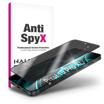 NALIA Blickschutzglas für Google Pixel 10 Pro XL – Härte 9H & Robust – ANTISPYX (Privacy Full-Cover) – Marke aus Berlin