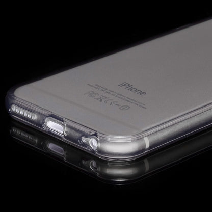 NALIA Handyhülle kompatibel mit iPhone 6 6S, Ultra-Slim Silikon Case Crystal Schutz-Hülle Dünn Durchsichtig, Handy-Tasche Telefon-Schale Back-Cover Skin Thin-Fit Smart-Phone Bumper - Grau Transparent