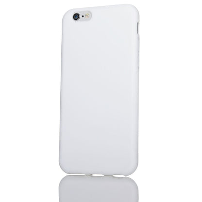 NALIA Handyhülle kompatibel mit iPhone 6 6S, Ultra-Slim Silikon Case Cover Gummihülle, Matte Anti-Rutsch Schutz-Hülle Dünn, Etui Handy-Tasche Telefon-Schale Thin Back-Cover Smart-Phone Bumper - Weiß