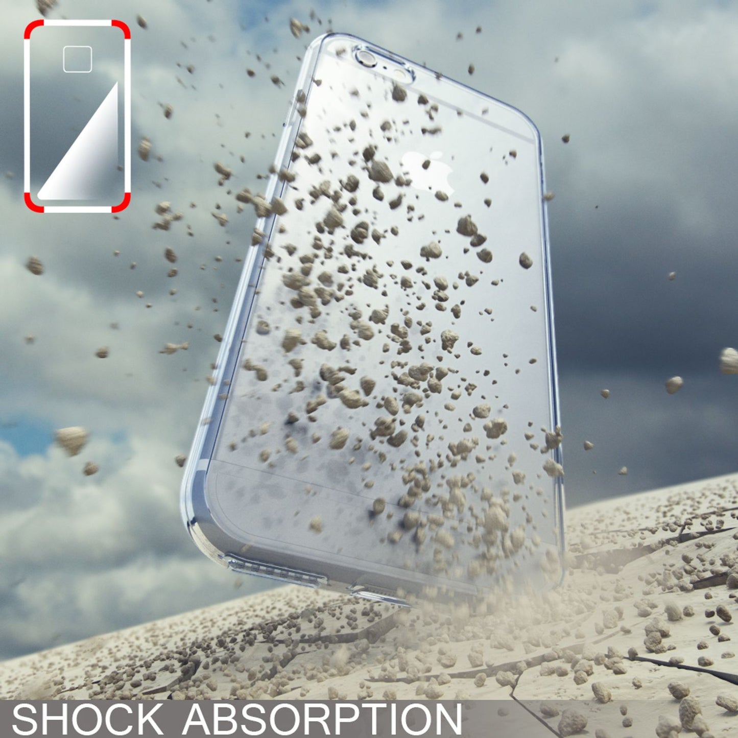 NALIA 360 Grad Handyhülle kompatibel mit iPhone 6 6S, Full Cover Vorne & Hinten Rundum Doppel-Schutz Schale, Dünnes Ganzkörper Case Silikon Etui, Transparente Display Schutz-Hülle & Rückseite - Grau