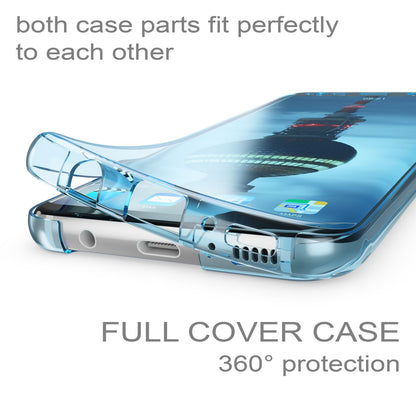 NALIA 360 Grad Hülle kompatibel mit Samsung Galaxy S8, Full Cover Rundum Doppel-Schutz Handyhülle, Dünnes Ganzkörper Silikon Case, Transparente Schutzhülle Vorne & Hinten Schale