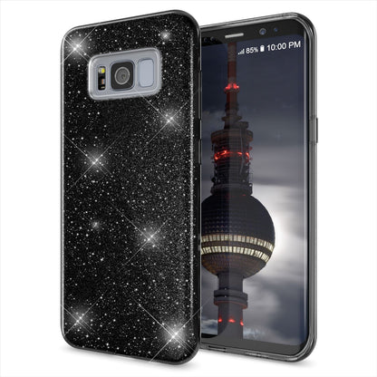 NALIA Glitzerhülle für Samsung Galaxy S8 – Funkelnder Glitzer-Look & Grip – SHINEPOP (Silikon Case) – Marke aus Berlin