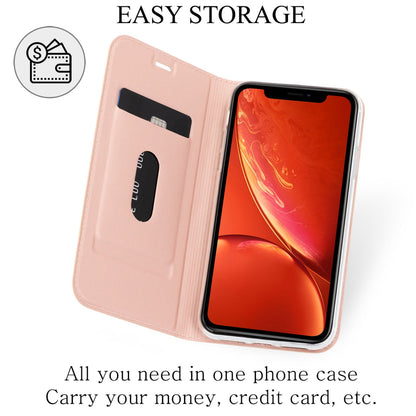 NALIA Klapphülle kompatibel mit Apple iPhone XR, Slim Flip Case Kunst-Leder Handyhülle Hard Cover Etui 360 Grad Hülle, Handy-Tasche Phone Book Bumper Schutzhülle Wallet Skin Klappbar