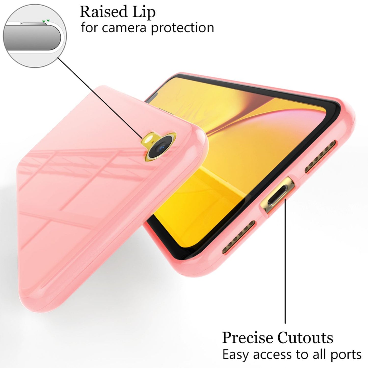 NALIA Magnetische 360° Glas Hülle kompatibel mit iPhone XR, Ultra-Slim Hard-Case Dünnes Hartglas Back-Cover mit Rahmen & Display-Schutz, Full-Body Schutzhülle Bumper Handy-Tasche Etui