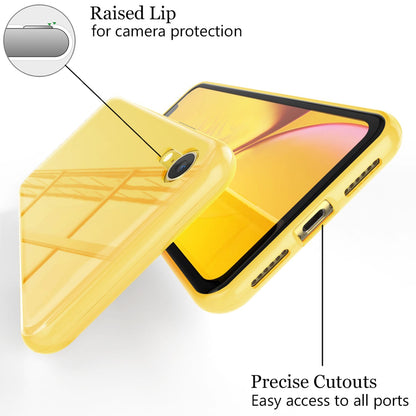 NALIA Magnetische 360° Glas Hülle kompatibel mit iPhone XR, Ultra-Slim Hard-Case Dünnes Hartglas Back-Cover mit Rahmen & Display-Schutz, Full-Body Schutzhülle Bumper Handy-Tasche Etui