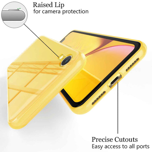NALIA Magnetische 360° Glas Hülle kompatibel mit iPhone XR, Ultra-Slim Hard-Case Dünnes Hartglas Back-Cover mit Rahmen & Display-Schutz, Full-Body Schutzhülle Bumper Handy-Tasche Etui