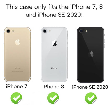 NALIA 360° Hülle für iPhone 7 / 8 / SE 2020 / SE 2022 – Vorne & Hinten Schutz – 360GUARD (Full-Body Case) – Marke aus Berlin