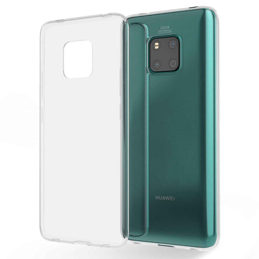 NALIA Transparente Silikonhülle für Huawei Mate 20 Pro – Anti-Gelb & Rutschfest – GLAZE (Handyhülle Kristallklar, Schlank & Stoßfest) – Marke aus Berlin