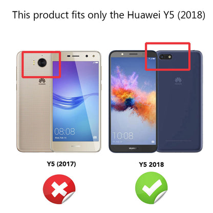 NALIA Glitzerhülle für Huawei Y5 (2018) – Funkelnder Glitzer-Look & Grip – SHINEPOP (Silikon Case) – Marke aus Berlin