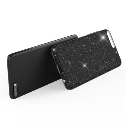 NALIA Glitzerhülle für Huawei Y6 (2018) – Funkelnder Glitzer-Look & Grip – SHINEPOP (Silikon Case) – Marke aus Berlin
