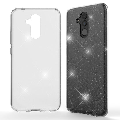 NALIA Glitzerhülle für Huawei Mate 20 Lite – Funkelndes Silikon Case – DAZZLIN (Transparent & Stoßfest) – Marke aus Berlin