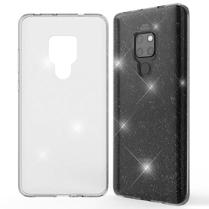 NALIA Glitzerhülle für Huawei Mate 20 – Funkelndes Silikon Case – DAZZLIN (Transparent & Stoßfest) – Marke aus Berlin