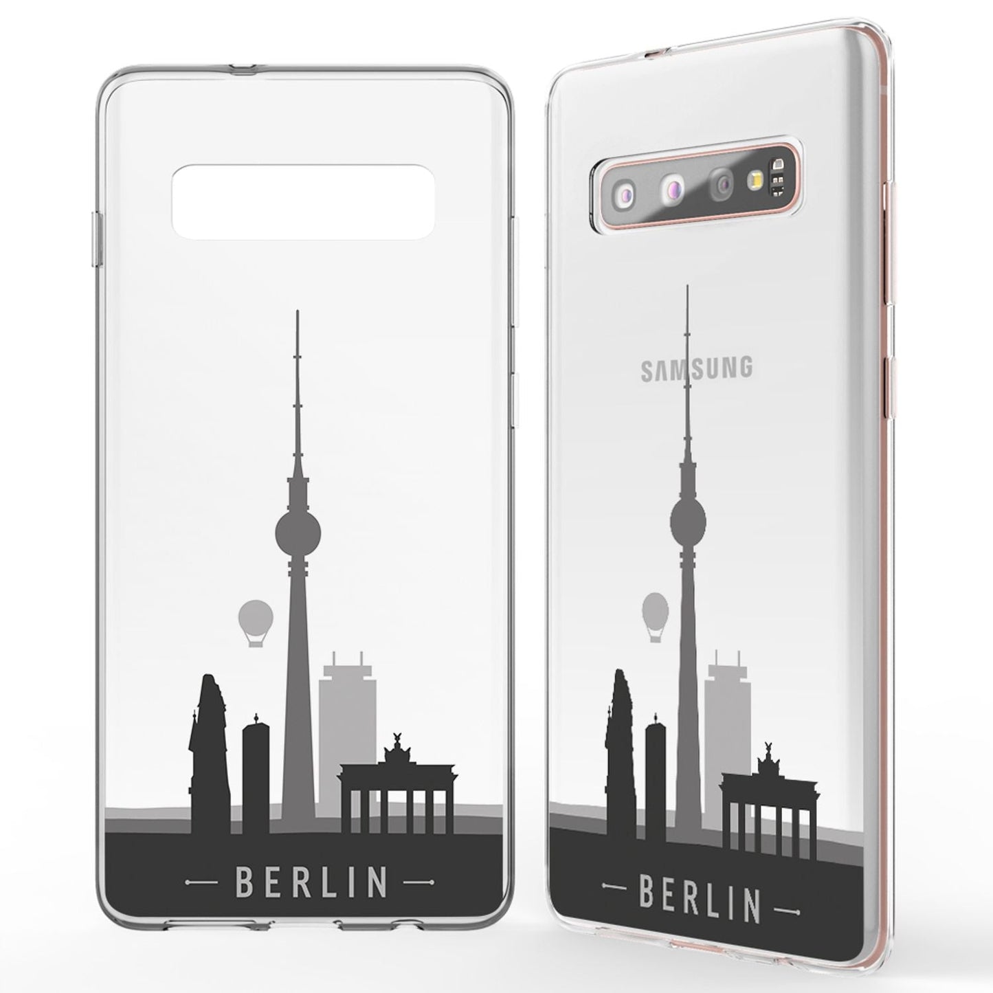 NALIA Hülle kompatibel mit Samsung Galaxy S10 Plus, Motiv Handyhülle Slim Silikon Case Cover Schutzhülle Dünn Durchsichtig, Etui Handy-Tasche Backcover Transparent Bumper